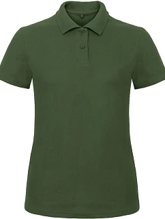 B&C ID.001 /women Dámské piqué polo model 22435920 bottle green