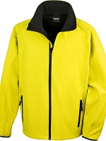 Result R 231M Pánská 2-vrstvá softshell bunda "Printable" 30.231M yellow/black