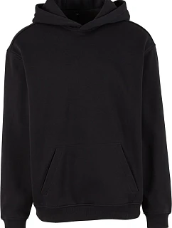 Build your Brand BY 410 Mikina s kapucí z těžké bavlny "Loose Fit" 56.0410 black