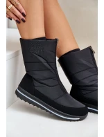Dámské Sněhule Se Zipem model 21677064 Černé - Boto Dámské Sněhule Se Zipem model 21677064 Černé - Boto
