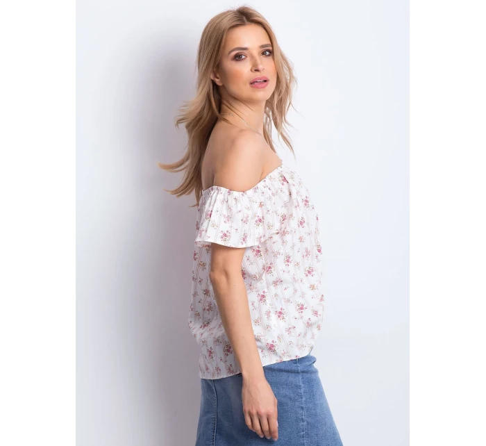 Bluzka 270 BZ model 20972791 biało różowy - FPrice