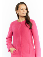 Monnari Kabáty Dámský kabát s rovným střihem Pink