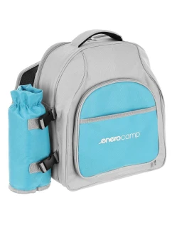 TERMÁLNÍ PIKNIKOVÝ BATOH MODRÝ ŠEDÝ 25L ENERO CAMP