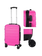 KABINA CESTOVNÍ KUFR 32L PROWORLD FUCHSIOVÁ