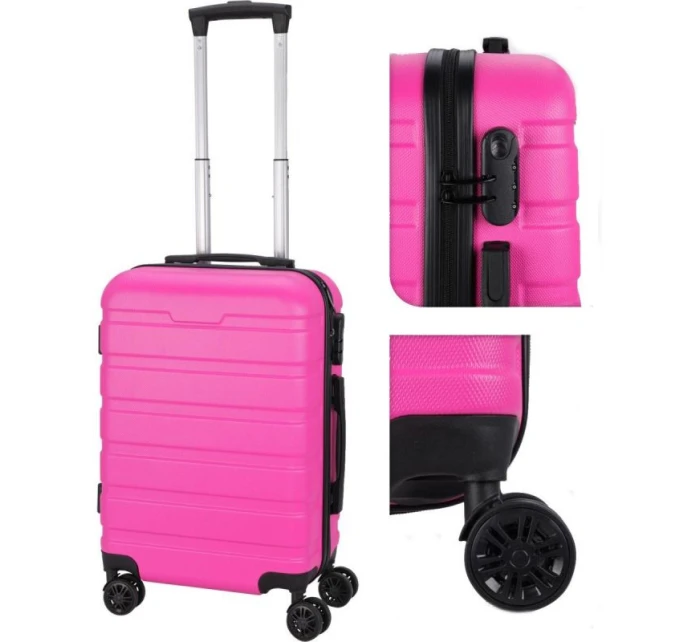 KABINA CESTOVNÍ KUFR 32L PROWORLD FUCHSIOVÁ