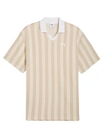 Pánské tričko Puma Class Relaxed Pinnacle Polo, béžové, 692069 87 Pánské tričko Puma Class Relaxed Pinnacle Polo, béžové, 692069 87