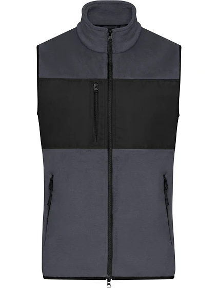 Daiber JN 1310 Pánská fleecová vesta 02.1310 carbon/black