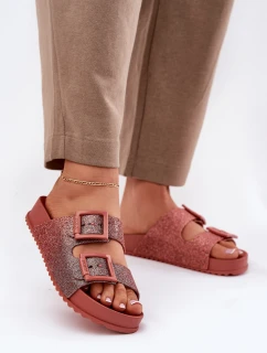 Dámské Pantofle S A Růžové model 21695878 - Zaxy