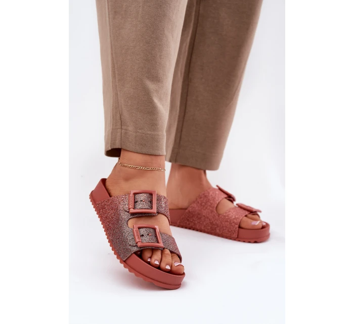 Dámské Pantofle S A Růžové model 21695878 - Zaxy