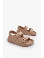 Dětské lehké sandále s přezkami BIG STAR Béžové Dětské lehké sandále s přezkami BIG STAR Béžové