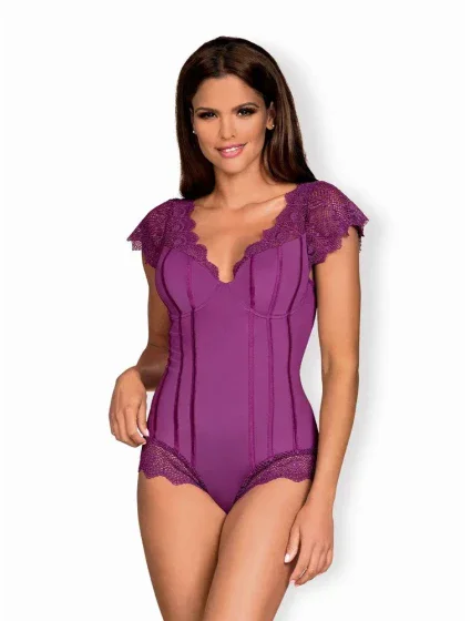 Svůdné body Moketta teddy purple - Obsessive Svůdné body Moketta teddy purple - Obsessive