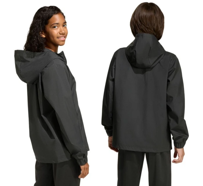 Dětská bunda adidas Entrada 26 All Weather černá JZ9104 Dětská bunda adidas Entrada 26 All Weather černá JZ9104