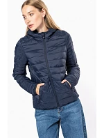Kariban K 6111 Lehká dámská prošívaná bunda s kapucí 20.6111 marl dark grey Kariban K 6111 Lehká dámská prošívaná bunda s kapucí 20.6111 marl dark grey