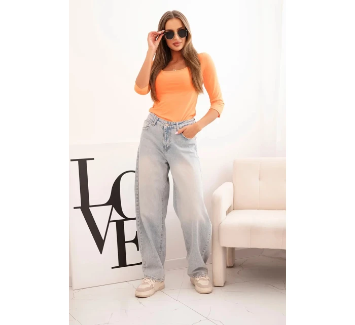 Tričko  oranžová model 21191415 - K-Fashion