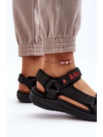 Dámské sandály model 21649054 Černé - Lee Cooper Dámské sandály model 21649054 Černé - Lee Cooper