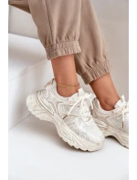 Dámské Tenisky S Na Platformě Béžové model 21680941 - Boto Dámské Tenisky S Na Platformě Béžové model 21680941 - Boto