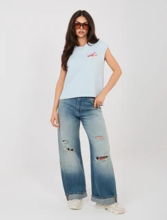 T shirt model 22024836 jasny niebieski - FPrice