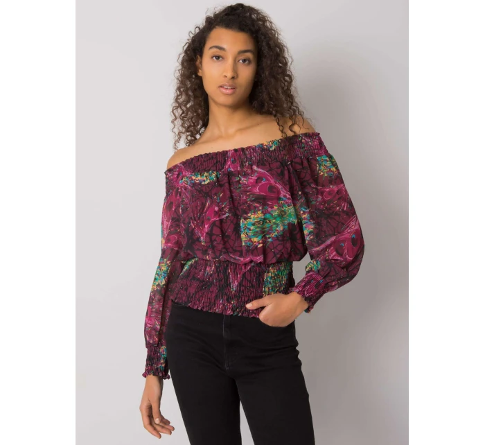 Halenka DHJ BZ 15175 2.10P tmavě fialová