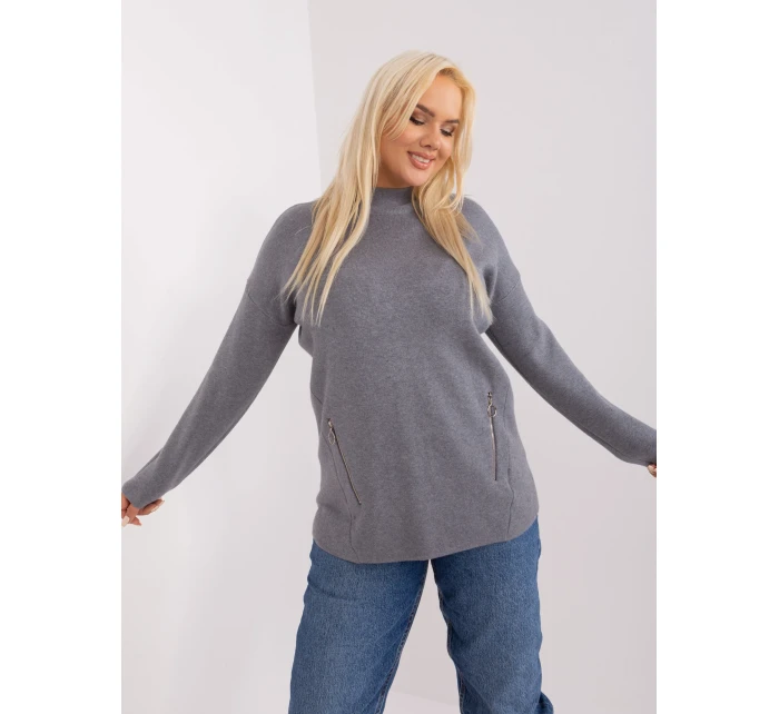 PM SW PM717 Svetr.20 tmavě šedá