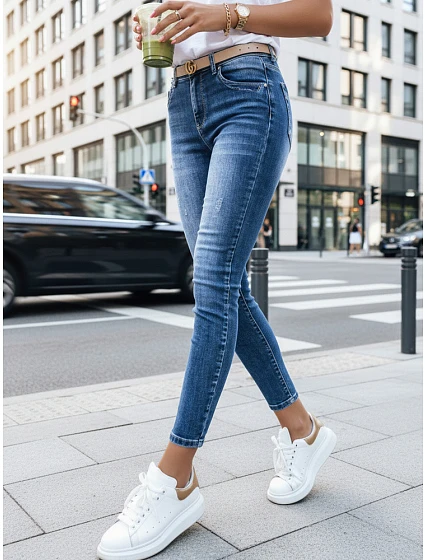 Dámské džínové kalhoty INDIA blue FashionStreet UY1308