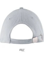 SOL'S Long Beach 5 panelová sandwich kšiltovka 25.0594 pure grey SOL'S Long Beach 5 panelová sandwich kšiltovka 25.0594 pure grey