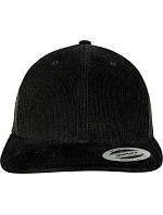 6 panelová manšestrová kšiltovka black model 22412496 - Flexfit 6 panelová manšestrová kšiltovka black model 22412496 - Flexfit