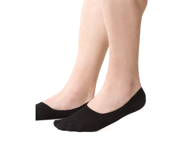 Steven 058 Pánské bavlněné ponožky barva:černá