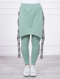 s nápisem tmavě mátový model 18747059 - K-Fashion