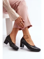 lodičky s potiskem černé model 21648021 - VINCEZA