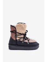 Dámské Sněhule S Kožíškem D.Franklin Černé DFSH370012