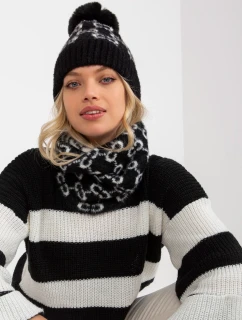 Dámská čepice AT CZ CM 319 černá a bílá