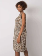 Sukienka TO SK czarno beżowy model 21365428 - FPrice Sukienka TO SK czarno beżowy model 21365428 - FPrice