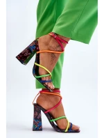 Módní sandály na vysokém podpatku Vícebarevné Josette