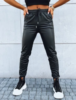 Dámské voskované kalhoty EBONY NIGHT black FashionStreet UY1636