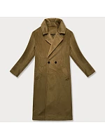 Béžový dámský oversize kabát pro přechodné období model 21248426 - J.STYLE Béžový dámský oversize kabát pro přechodné období model 21248426 - J.STYLE