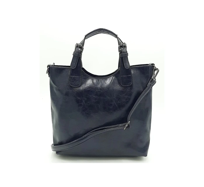 Luxusní tmavě modrá dámská kabelka BX5KM - Ines Delaure