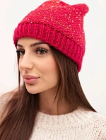 Dámská čepice Amira K359 fuchsie