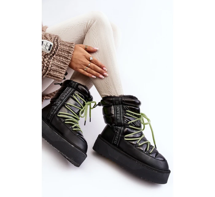 Dámské sněhové boty s podrážkou  černé model 21639286 - D.Franklin