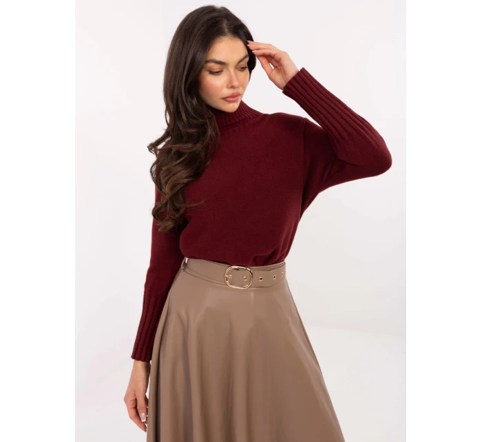 Sweter IT SW model 21469879 bordowy - FPrice