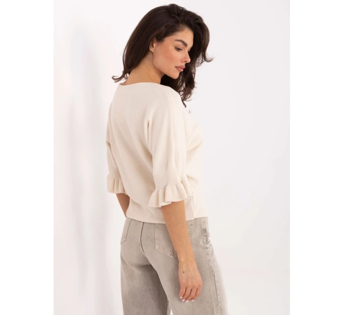 Jumper IT SW 99244.65 světle béžový