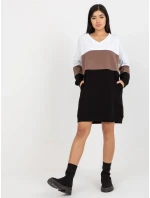 RV SK 8382 šaty.04 bílá a černá