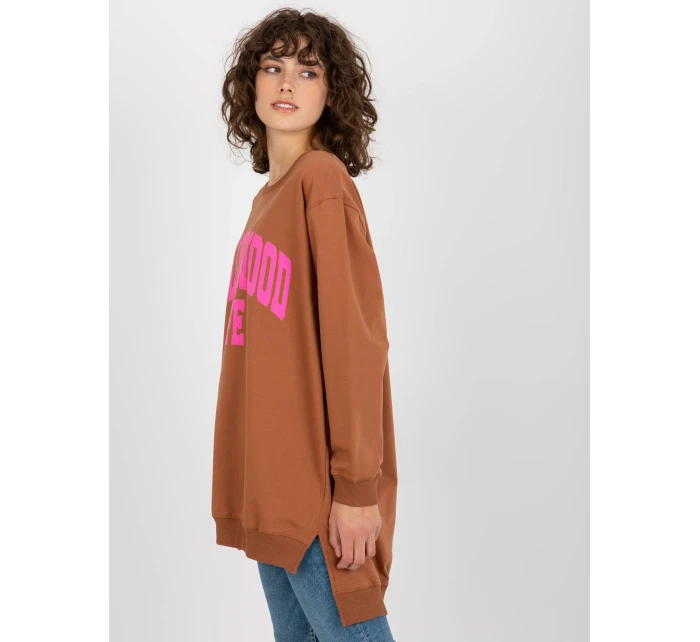 Mikina VI BL 3102.01P hnědá