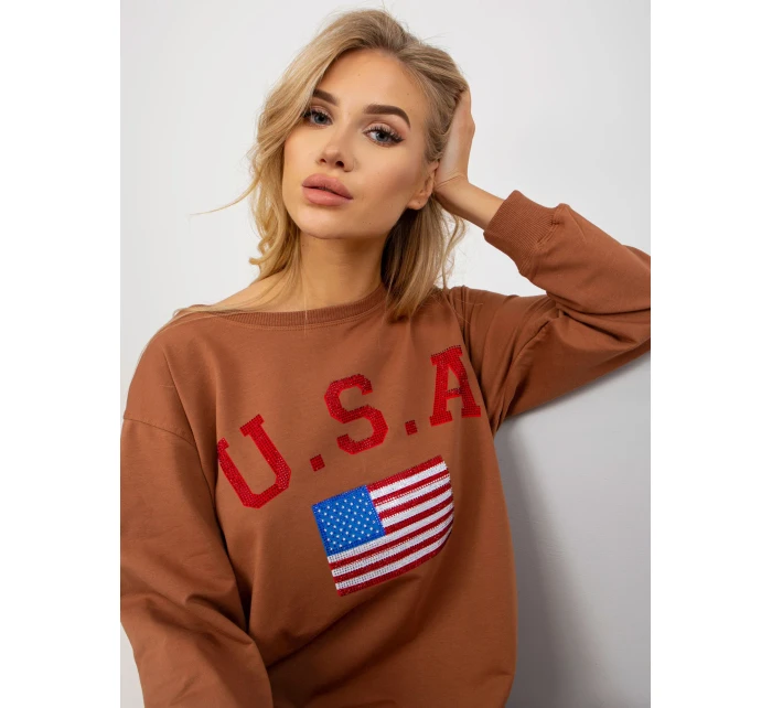 Mikina VI BL 3192.23P světle hnědá Mikina VI BL 3192.23P světle hnědá