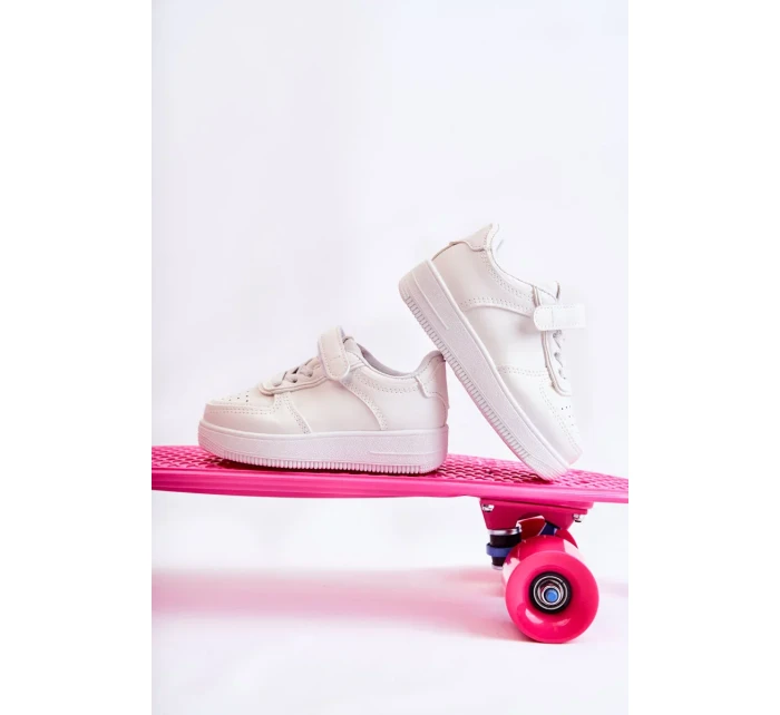 Dětská sportovní obuv na suchý zip White Elike Dětská sportovní obuv na suchý zip White Elike