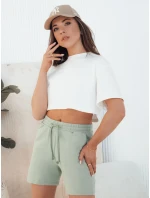 SWAN dámské šortky tmavě zelené FashionStreet SY0328 SWAN dámské šortky tmavě zelené FashionStreet SY0328