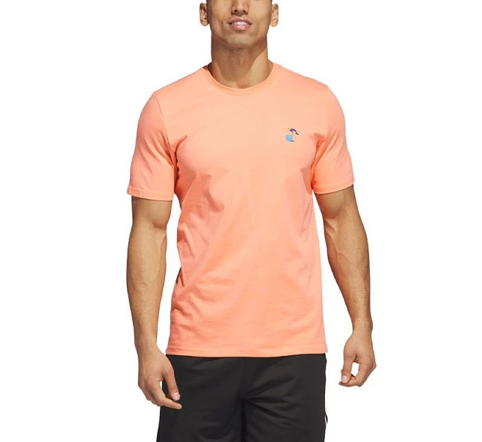 Stripe Spring Break Graphic Basketball Tee s krátkým rukávem M pánské model 19648422 - ADIDAS