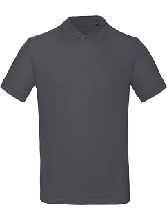 B&C Inspire Polo /men_° Pánské piqué polo z bio bavlny model 22528016 dark grey