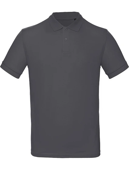 B&C Inspire Polo /men_° Pánské piqué polo z bio bavlny 01.0430 dark grey B&C Inspire Polo /men_° Pánské piqué polo z bio bavlny 01.0430 dark grey
