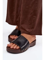 Dámské pantofle se zlatými černé model 21918782 - Boto