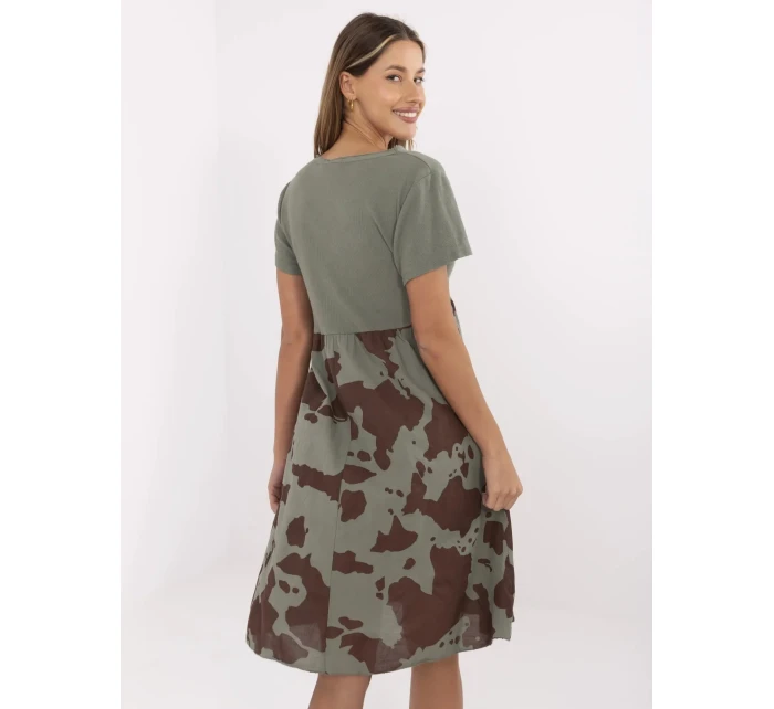 Sukienka DHJ SK model 21142128 khaki - FPrice